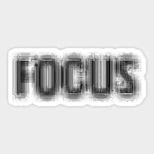 Focus Blur Design Sticker